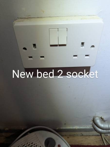 Fault traced, new bedroom socket