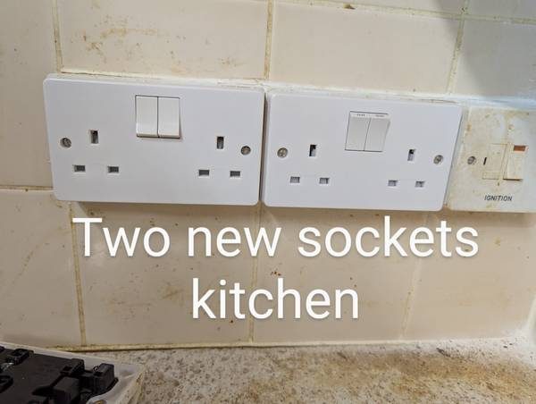 Two new kitchen sockets